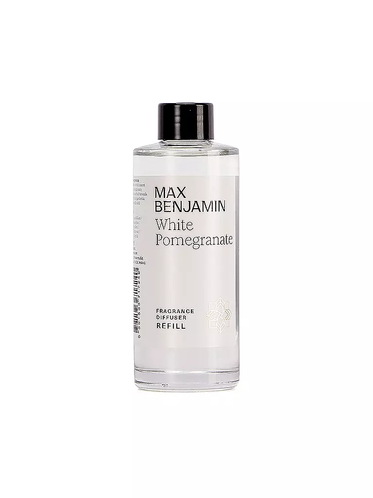 MAX BENJAMIN | Ricarica per diffusore ambiente CLASSIC COLLECTION 150ml White Pomegranate | Bianco
