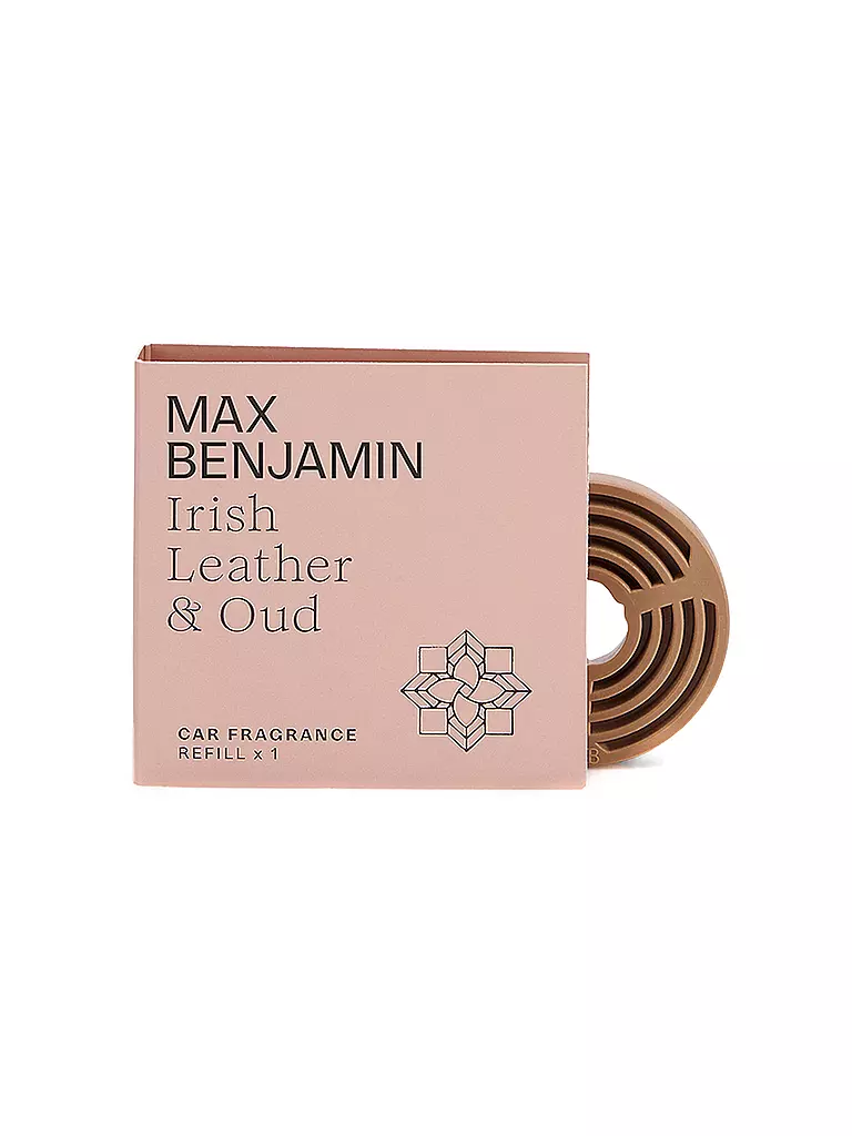 MAX BENJAMIN | Ricarica per profumo auto CLASSIC COLLECTION Irish Leather & Oud | Cammello