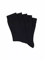 MAX CALVIN | Calzini confezione da 5 nero | Blu scuro