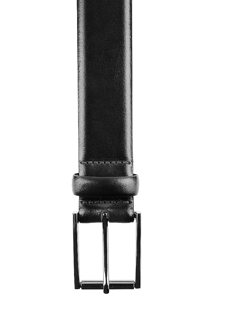 MAX CALVIN | Ledergürtel  | Nero