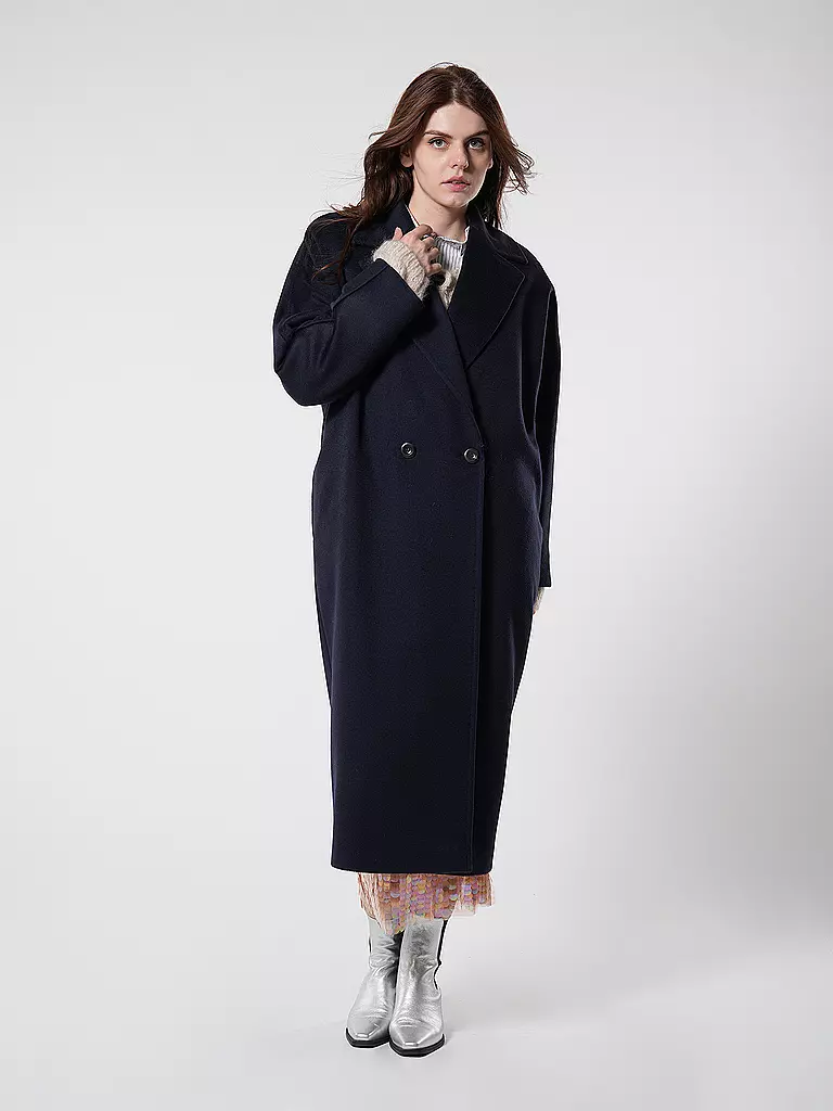MAX MARA STUDIO | Cappotto di lana ERIC | Blu scuro