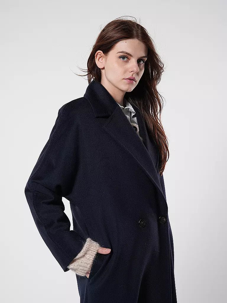 MAX MARA STUDIO | Cappotto di lana ERIC | Blu scuro