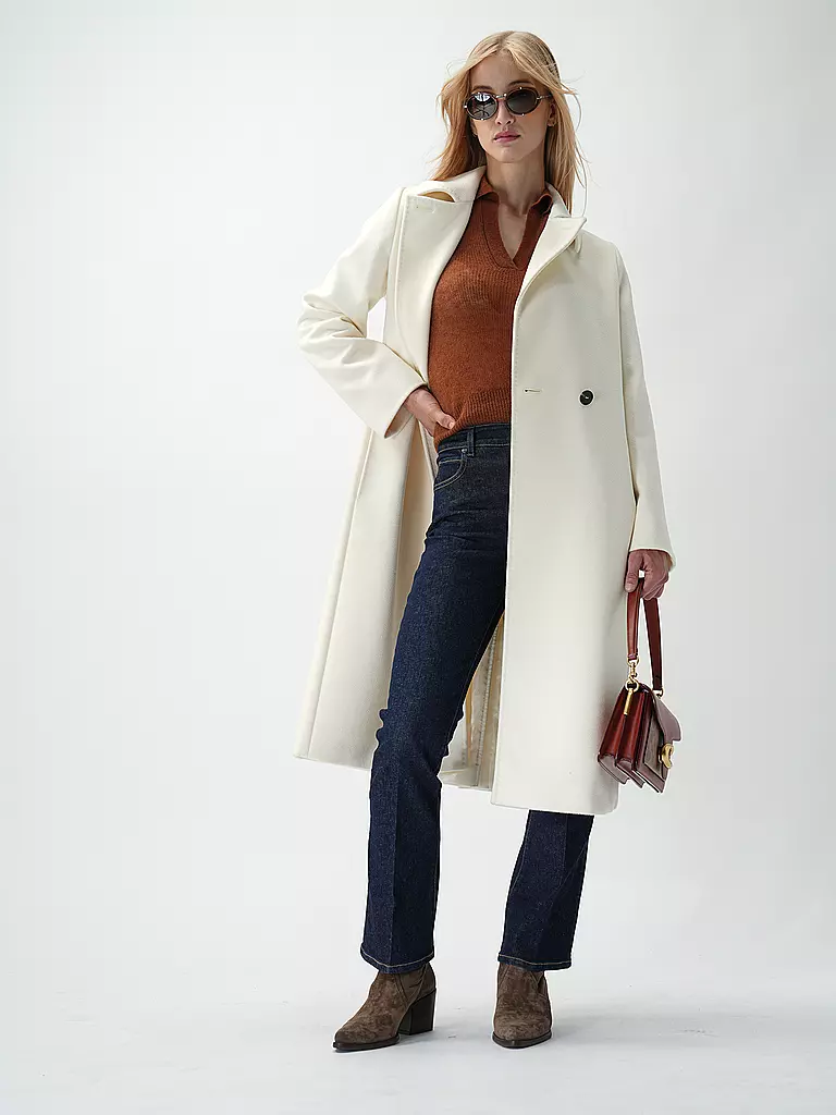 MAX MARA STUDIO | Cappotto in lana BCOLLAG | Bianco