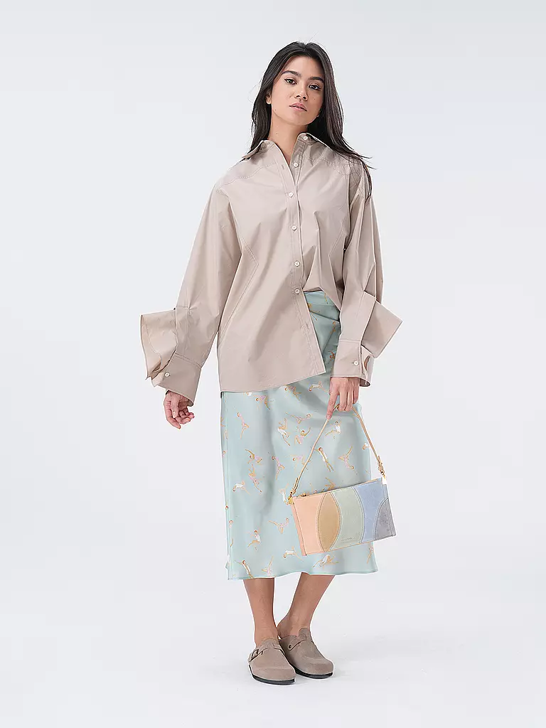 MAX MARA STUDIO | Gonna di seta CAVALLO | Blu