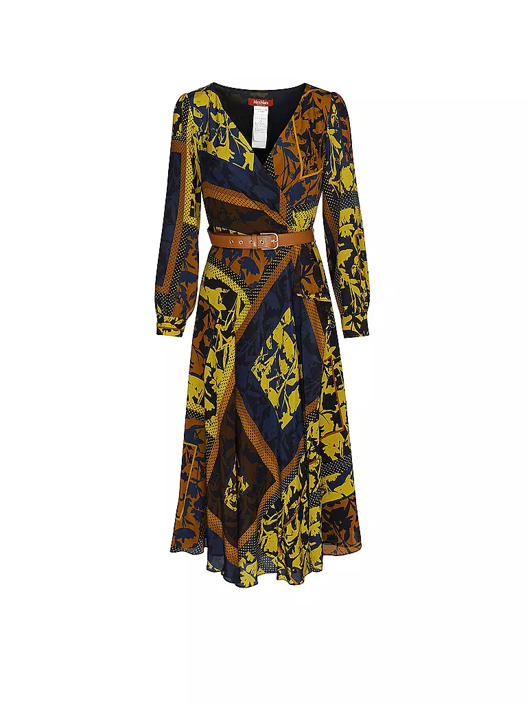 MAX MARA STUDIO | Seidenkleid in Wickeloptik NIRVANA  | Blu