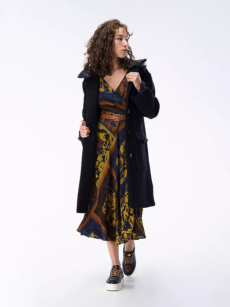 MAX MARA STUDIO | Seidenkleid in Wickeloptik NIRVANA  | Blu