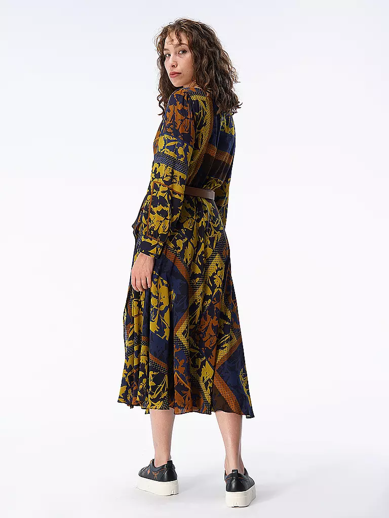 MAX MARA STUDIO | Seidenkleid in Wickeloptik NIRVANA  | Blu
