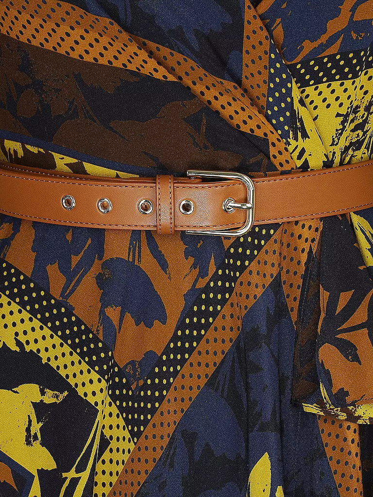 MAX MARA STUDIO | Seidenkleid in Wickeloptik NIRVANA  | Blu