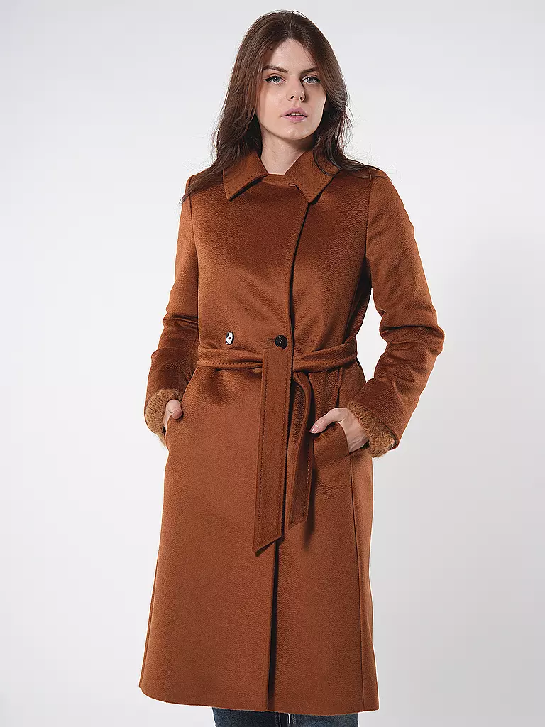 MAX MARA STUDIO | Wollmantel BCOLLAG | Marrone