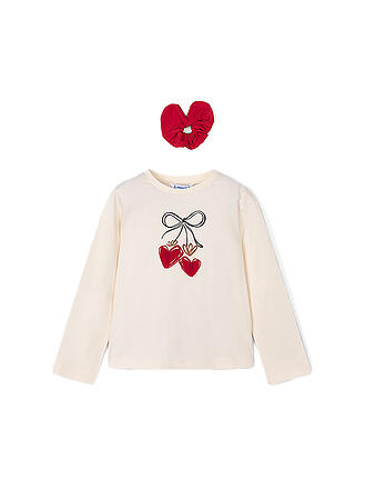MAYORAL | Maglietta a maniche lunghe da bambina con elastico per capelli