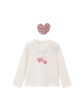 MAYORAL | Maglietta a maniche lunghe e elastico per capelli da bambina