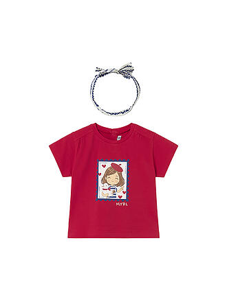 MAYORAL | T-shirt neonata con fascia per capelli