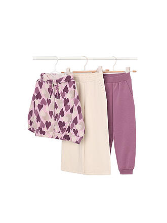 MAYORAL | Set 3 pezzi bambina: felpa con zip e due pantaloni