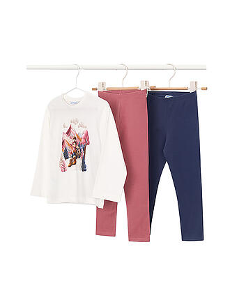 MAYORAL | Set 3 pezzi bambina. Maglietta e due leggings