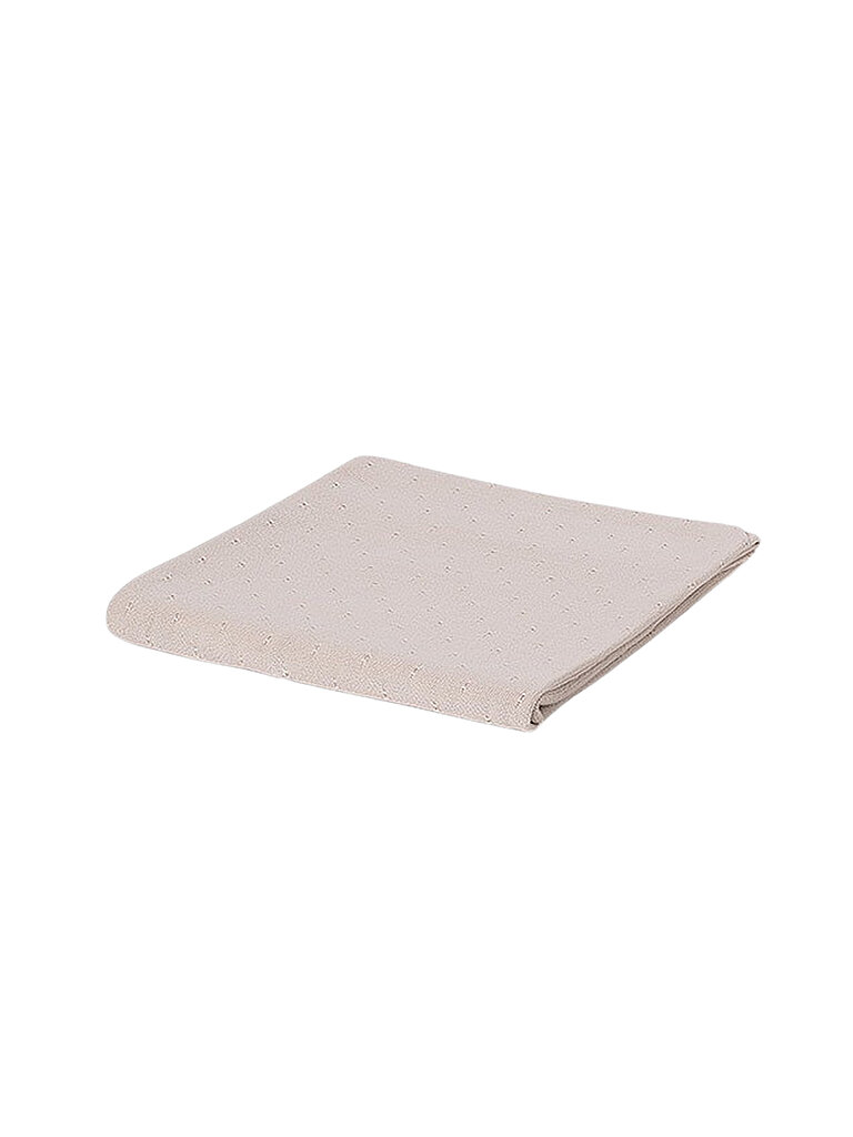 Coperta in maglia per neonato beige