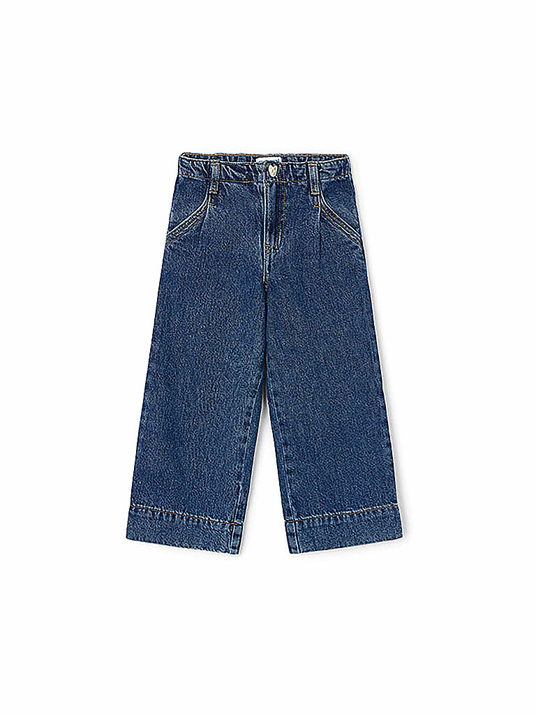 Jeans wide fit da bambina blu 140