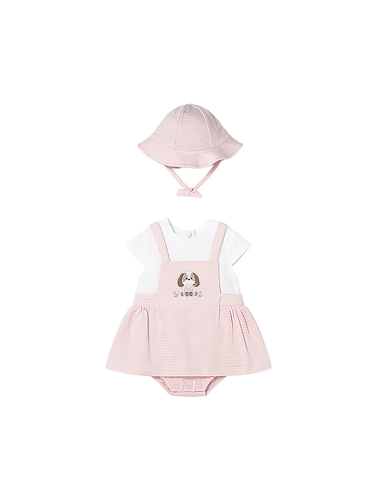 Vestito con cappuccio per neonata rosa 74