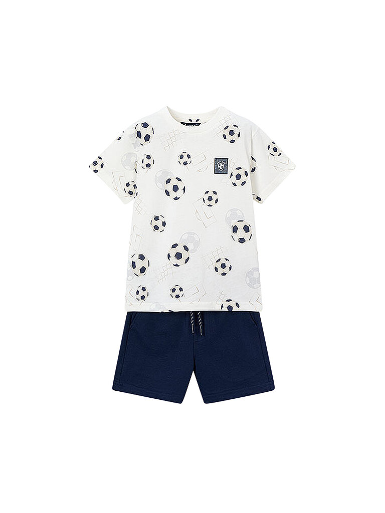 Set da bambino 2 pezzi T-shirt e shorts blu 104