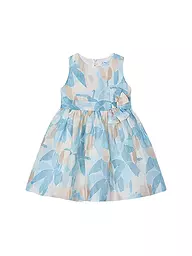 MAYORAL | Abito in lino da bambina | Blu chiaro
