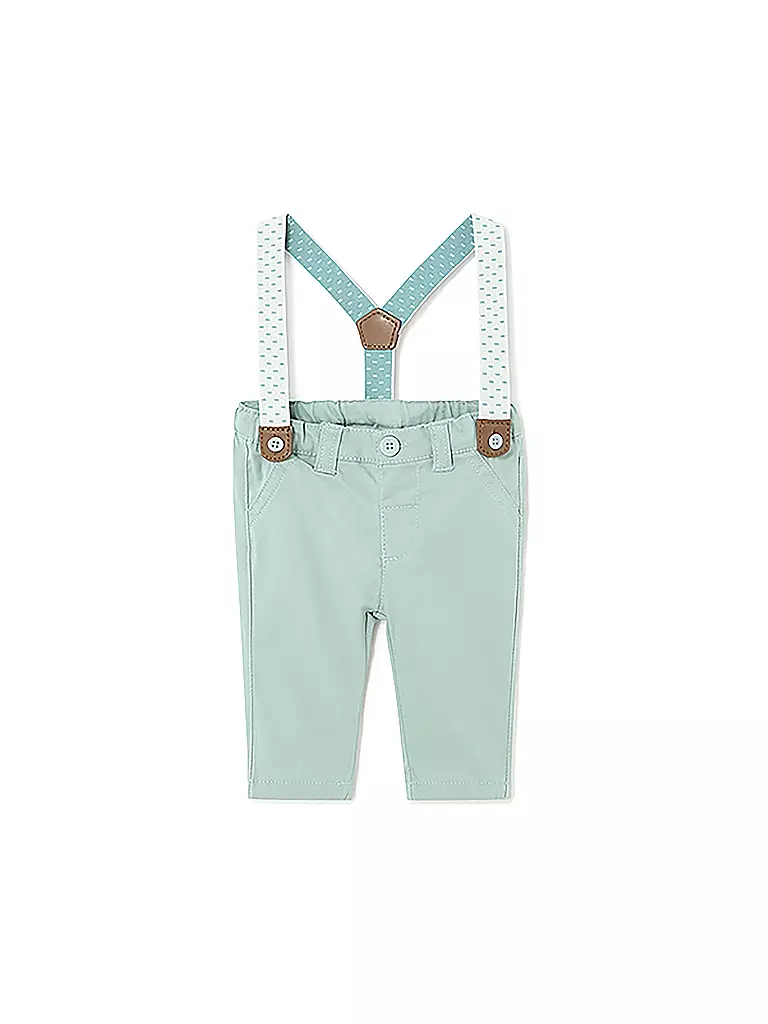MAYORAL | Baby Hose mit Hosenträgern | Menta