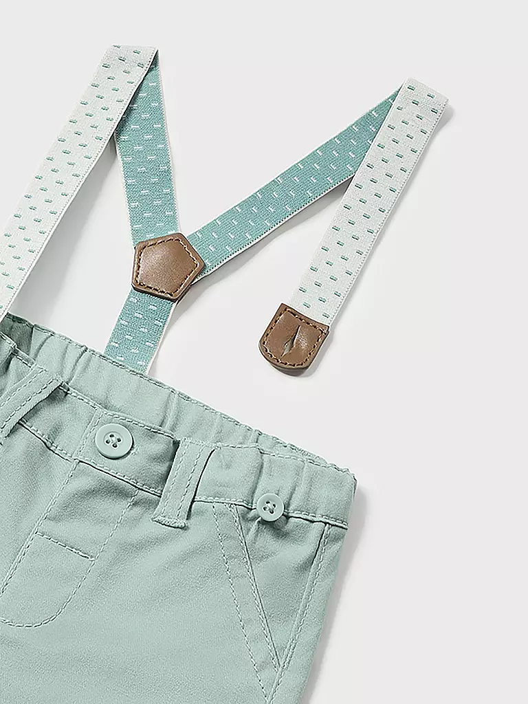 MAYORAL | Baby Hose mit Hosenträgern | Menta