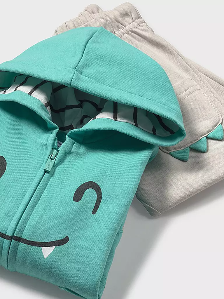 MAYORAL | Baby Jogger Set 3-teilig T-Shirt, Sweatjacke und Jogginghose | Grigio