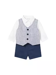 MAYORAL | Baby Set 2-teilig Hemd, Gilet und Hose | Blu scuro