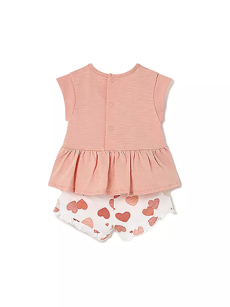MAYORAL | Baby Set 4-teilig T-Shirt und Shorts  | Arancione