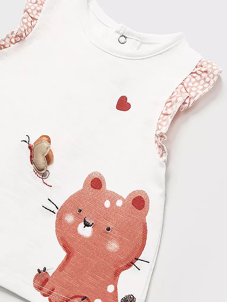 MAYORAL | Baby Set 4-teilig T-Shirt und Shorts  | Arancione