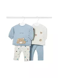 MAYORAL | Baby Set 2 Shirts, 2 Hosen 4-teilig  | Blu chiaro