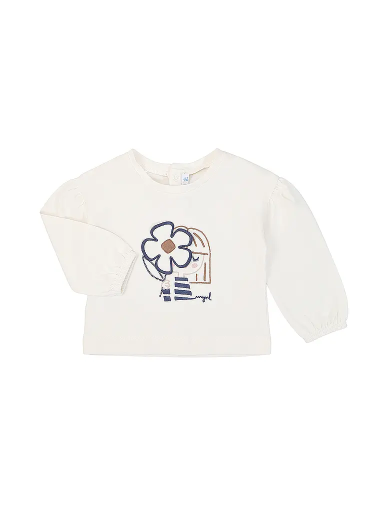 MAYORAL | Body a maniche lunghe per neonata con cerchietto | Crema