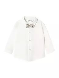 MAYORAL | Camicia da neonato con papillon | Crema