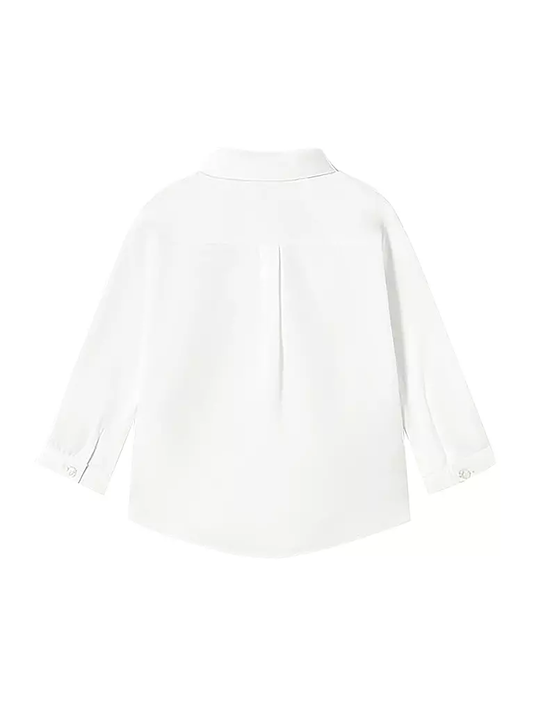 MAYORAL | Camicia da neonato con papillon | Crema