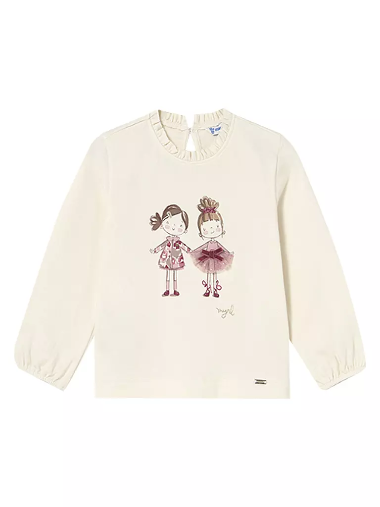MAYORAL | Maglietta a maniche lunghe da neonata | Crema