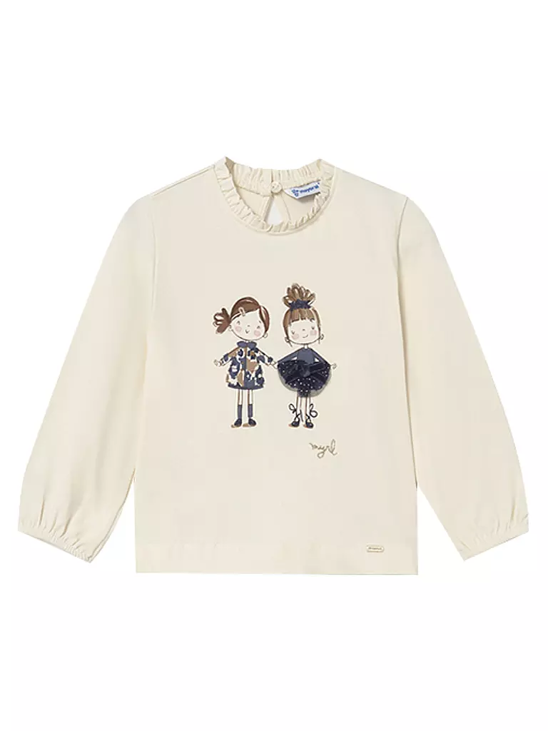 MAYORAL | Maglietta a maniche lunghe da neonata | Crema