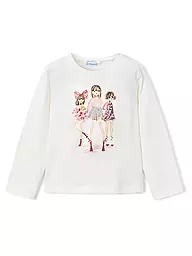 MAYORAL | Maglietta a maniche lunghe da ragazza | Crema