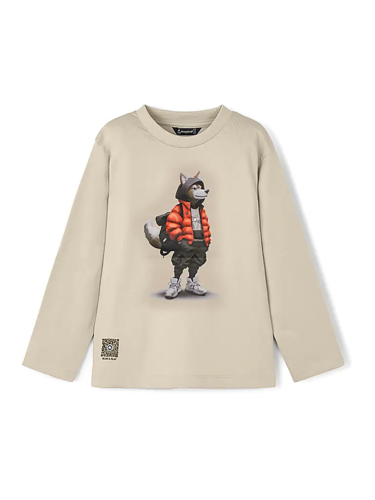 MAYORAL | Maglietta a maniche lunghe da ragazzo | Beige