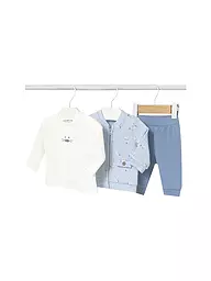 MAYORAL | Set 3 pezzi giacca, maglietta a maniche lunghe e pantaloni per neonato | Blu