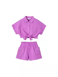 MAYORAL | Set da bambina 2 pezzi, blusa e shorts | Fucsia