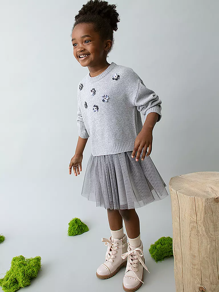 MAYORAL | Set da bambina 2 pezzi, maglione e vestito | Grigio