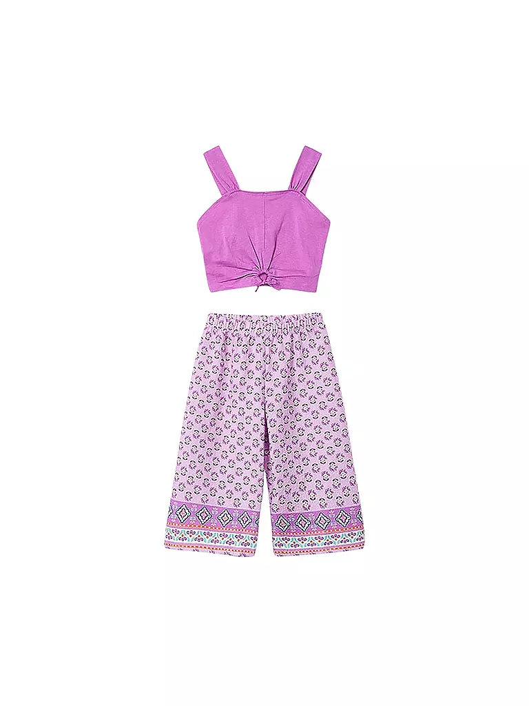 MAYORAL | Set da bambina 2 pezzi top e pantaloni | Fucsia