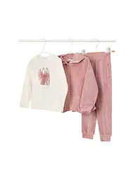 MAYORAL | Set da bambina 3 pezzi giacca, maglietta a maniche lunghe e pantaloni | Rosa