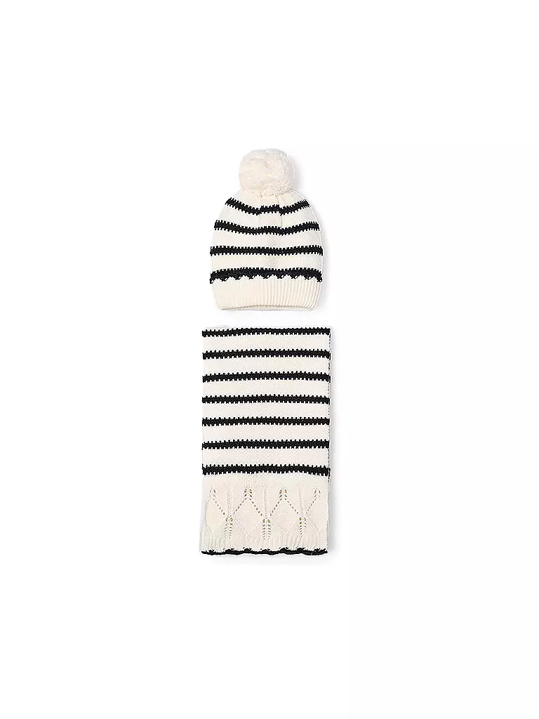 MAYORAL | Set da bambino 2 pezzi, cappello e sciarpa | Bianco