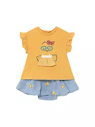 MAYORAL | Set neonata 2 pezzi T-shirt con gonna | Giallo