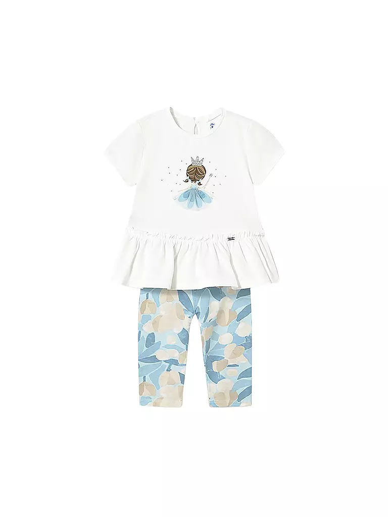 MAYORAL | Set neonata 2 pezzi T-shirt e leggings | Blu chiaro