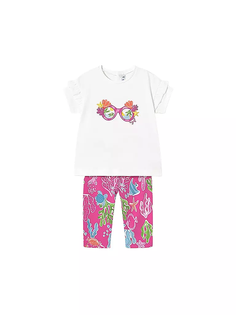 MAYORAL | Set neonata 2 pezzi T-shirt e leggings | Fucsia