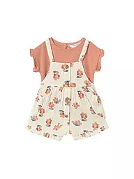 MAYORAL | Set neonata 2 pezzi T-shirt e salopette | Beige