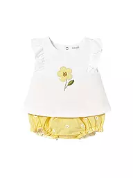 MAYORAL | Set neonata 2 pezzi T-shirt e shorts | Giallo