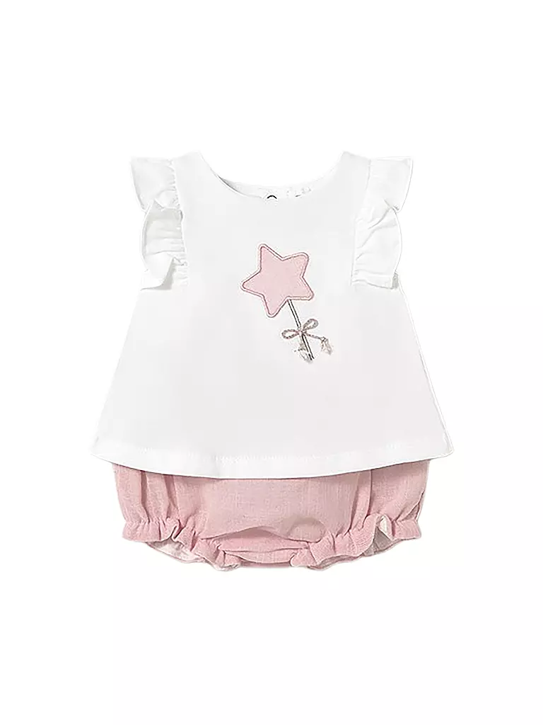 MAYORAL | Set neonata 2 pezzi T-shirt e shorts | Rosa