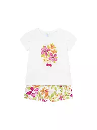 MAYORAL | Set neonata 2 pz T-shirt e shorts | Bianco